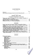 Rural economic development issues for the new federal farm bill : hearing before the Committee on Agriculture, Nutrition, and Forestry, United States Senate, One Hundred Seventh Congress, first session, August 2, 2001.