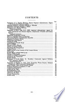 PCB contamination in Anniston, Alabama : hearing before a subcommittee of the Committee on Appropriations, United States Senate, One Hundred Seventh Congress, second session : special hearing, April 19, 2002, Anniston, Alabama.