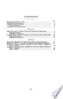 Nominations of John J. Goglia for reappointment, and Carol J. Carmody for appointment as members of the National Transportation Safety Board : hearing before the Committee on Commerce, Science, and Transportation, United States Senate, One Hundred Sixth Congress, second session, March 1, 2000.