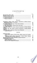 S. 368 and election reform : hearing before the Committee on Commerce, Science, and Transportation, United States Senate, One Hundred Seventh Congress, first session, May 8, 2001.