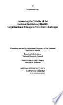 Managing biomedical research to prevent and cure disease in the 21st century : matching NIH policy with science : joint hearing before the Committee on Energy and Commerce, House of Representatives, and the Committee on Health, Education, Labor, and Pensions, U.S. Senate, One Hundred Eighth Congress, first session, October 2, 2003.