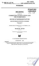 Economic recovery and assistance to workers : hearing before the Committee on Education and the Workforce, House of Representatives, One Hundred Seventh Congress, first session, hearing held in Washington, DC, November 14, 2001.