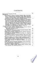 Counterterrorism technology : picking winners and losers : hearing before the Subcommittee on National Security, Emerging Threats and International Relations of the Committee on Government Reform, House of Representatives, One Hundred Eighth Congress, first session, September 29, 2003.