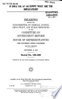 Is drug use up or down? What are the implications? : hearing before the Subcommittee on Criminal Justice, Drug Policy, and Human Resources of the Committee on Government Reform, House of Representatives, One Hundred Sixth Congress, second session, September 19, 2000.