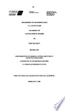 Improving security and facilitating commerce at the nation's ports of entry : seaports of Los Angeles and Long Beach, CA : hearing before the Subcommittee on Criminal Justice, Drug Policy, and Human Resources of the Committee on Government Reform, House of Representatives, One Hundred Seventh Congress, second session, February 1, 2002.