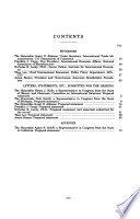 U.S.-China ties : reassessing the economic relationship : hearing before the Committee on International Relations, House of Representatives, One Hundred Eighth Congress, first session, October 21, 2003.