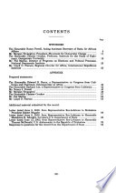 Zimbabwe : democracy on the line : hearing before the Subcommittee on Africa of the Committee on International Relations, House of Representatives, One Hundred Sixth Congress, second session, Tuesday, June 13, 2000.