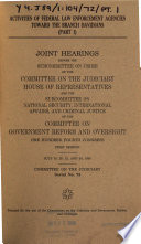 Activities of federal law enforcement agencies toward the Branch Davidians : joint hearings before the Subcommittee on Crime of the Committee on the Judiciary, House of Representatives, and the Subcommittee on National Security, International Affairs, and Criminal Justice of the Committee on Government Reform and Oversight, One Hundred Fourth Congress, first session.