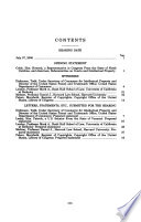 State sovereign immunity and protection of intellectual property : hearing before the Subcommittee on Courts and Intellectual Property of the Committee on the Judiciary, House of Representatives, One Hundred Sixth Congress, second session, July 27, 2000.