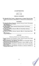 Reauthorization of the U.S. Department of Justice : Executive Office for U.S. Attorneys, Civil Division, Environment and Natural Resources Division, Executive Office for U.S. Trustees, and Office of the Solicitor General : hearing before the Subcommittee on Commercial and Administrative Law of the Committee on the Judiciary, House of Representatives, One Hundred Eighth Congress, first session, April 8, 2003.