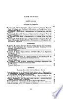 US-VISIT : a down payment on homeland security : hearing before the Subcommittee on Immigration, Border Security, and Claims of the Committee on the Judiciary, House of Representatives, One Hundred Eighth Congress, second session, March 18, 2004.