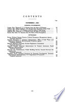 Review of the nation's infrastructure security : hearing before the Committee on Environment and Public Works, United States Senate, One Hundred Seventh Congress, first session, on ensuring the security, protection, and preservation of public works, utilities, and economic zones against terrorist attacks, November 1, 2001.