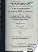 H.R. 280, H.R. 646, H.R. 1594, H.R. 1618 and H.R. 1862 : legislative hearing before the Subcommittee on National Parks, Recreation, and Public Lands of the Committee on Resources, U.S. House of Representatives, One Hundred Eighth Congress, first session, Tuesday, September 16, 2003.