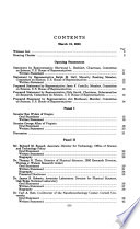 H.R. 766 : Nanotechnology Research and Development Act of 2003 : hearing before the Committee on Science, House of Representatives, One Hundred Eighth Congress, first session, March 19, 2003.