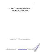 Creating the digital medical library.