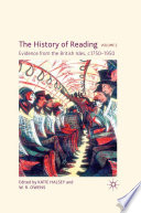 The History of Reading, Volume 2 : Evidence from the British Isles, c.1750-1950 /