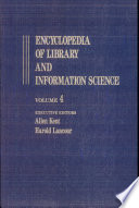 Encyclopedia of library and information science /