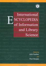 International encyclopedia of information and library science /