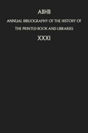 Annual Bibliography of the History of the Printed Book and Libraries.