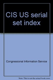 CIS U.S. serial set index.