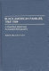 Black American families, 1965-1984 : a classified, selectively annotated bibliography /