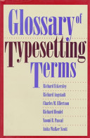Glossary of typesetting terms /