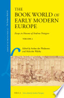 The book world of early modern Europe.