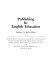 Publishing in English education /