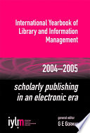 Scholarly publishing in an electronic era /