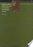 Estudos sobre história do livro e da leitura em Portugal, 1995-2000 /