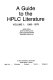 A Guide to the HPLC literature /