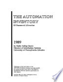 The Automation inventory of research libraries, 1987 /