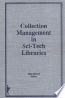 Collection management in sci-tech libraries /