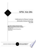 Collaboration for distance learning information literacy instruction : SPEC kit /