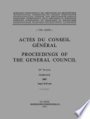 Actes du Conseil Général = : Proceedings of the General Council, 33e session, Toronto 1967, August 15-20.