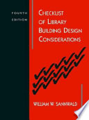 Checklist of library building design considerations /