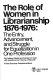 The Role of women in librarianship, 1876-1976 : the entry, advancement, and struggle for equalization in one profession /