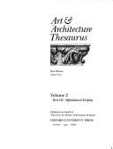 Art & architecture thesaurus /