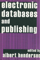 Electronic databases and publishing /