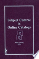 Subject control in online catalogs /