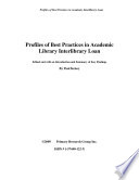 Profiles of best practices in academic library interlibrary loan /