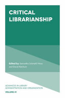 Critical librarianship /