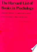 The Harvard list of books in psychology /