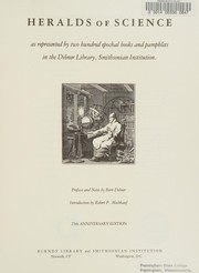 Heralds of science : as represented by two hundred epochal books and pamphlets in the Dibner Library, Smithsonian Institution /