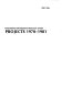Projects 1970-1981 /