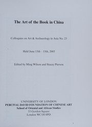 The art of the book in China /