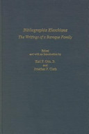 Bibliographia Kleschiana : the writings of a Baroque family /