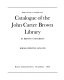 Bibliotheca americana : catalogue of the John Carter Brown Library in Brown University, books printed 1675-1700.