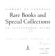 Library of Congress rare books and special collections /