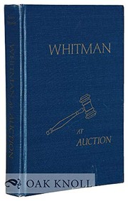 Whitman at auction, 1899-1972 /